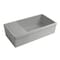 Whitehaus Lrg Rvrsbl Matte Kitchen Sink W/ A 2.5" Lip Front Apron On Both Sides,  WHQD540-M-LIGHTCEMENT - alternate 1